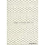 Embossed Off-White Matte Berber A4 handmade paper