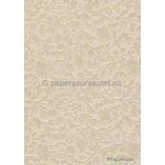 Embossed Opal Cream Pearl Brocade