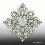 Embellishment | Brooch Empress, 60x60mm, A Grade Czech Crystal Diamantes for maximum sparkle | PaperSource