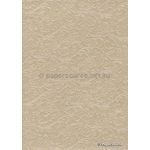 Embossed Espalier Champagne Pearlescent A4 handmade, recycled paper | PaperSource