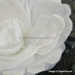Fabric Flower - Camellia White Handmade, Fabric Flower Embellishment | PaperSource