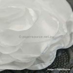 fabric Flower - Rose White Handmade, Fabric Flower Embellishment | PaperSource