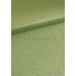 Glitter Fine | Leaf Green 120gsm specialty A4 paper - curled | PaperSource