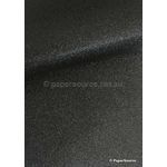 Glitter Fine | Black Onyx 120gsm specialty A4 paper - curled | PaperSource