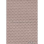 Embossed Diamond Quilt Dusty Pink Pearlescent A4 paper | PaperSource