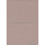 Embossed Diamond Quilt Dusty Pink Pearlescent A4 paper | PaperSource