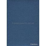 Embossed River Pebble Indigo Blue Pearlescent A4 handmade recycled paper | PaperSource