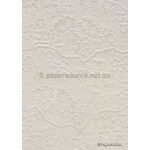 Embossed Sakura Cherry Blossom Opal Pearlescent A4 handmade, recycled paper | PaperSource