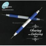 Creasing, Scoring and Embossing tool with 2 sized tips