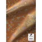 Orientals | Wisteria Copper with Gold highlights on Handmade, Recycled, Metallic A4 paper-curled | PaperSource
