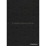 Foiled Eternity Black Foil on a Black Smooth Matte Handmade, Recycled A4 Paper | PaperSource