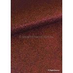 Glitter Fine | Claret Deep Red 120gsm specialty A4 paper - curled | PaperSource