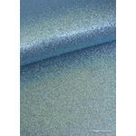 Glitter Fine | Teal Blue 120gsm specialty A4 paper - curled | PaperSource