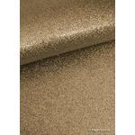 Glitter Fine | Ancient Gold 120gsm specialty A4 paper - curled | PaperSource