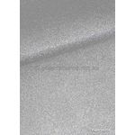 Glitter Fine | Silver Twinkle 120gsm specialty A4 paper - curled | PaperSource