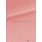Glitter Fine | Bubblegum Pink 120gsm specialty A4 paper - curled | PaperSource