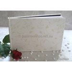 Guest Book Journal } Tulip Flock Ivory A5 50 Blank pages | PaperSource
