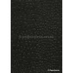 Leather Lugarno Crocodile Black Sheen Embossed Faux Leather Handmade Recycled paper | PaperSource