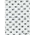 Precious Metals | Bead White with Black Raised Pattern on Chiffon A4 | PaperSource