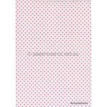 Precious Metals | Bead White with Pink Raised Pattern on Chiffon A4 | PaperSource