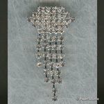 Diamante Trim | Cascade Fancy T39 is a stunning, stepped rectangle with 5 cascading drops, all encrusted with quality Czech A Grade diamantes | PaperSource