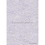 Embossed Bouquet Ice Lilac Pearlescent A4 handmade, recycled paper | PaperSource