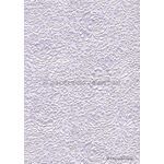 Embossed Bouquet Ice Lilac Pearlescent A4 handmade, recycled paper | PaperSource