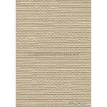 Embossed Burlap Champagne Pearlescent A4 handmade, recycled paper