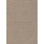 Embossed Burlap Mink Beige Pearlescent A4 handmade, recycled paper