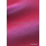 Embossed Espalier Fuchsia Pearlescent A4 recycled paper | PaperSource