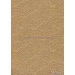 Embossed Espalier Mink Gold Pearlescent A4 handmade, recycled paper | PaperSource