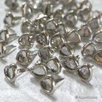 Embellishment | Fastener Brad Heart shape, clear crystal with silver surround | PaperSource