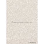 Embossed Guipure Quartz Pearl Pearlescent A4 handmade, recycled paper | PaperSource