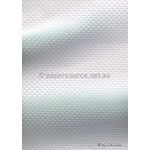 Embossed Diamond Quilt Iridescent Pearl Pearlescent A4 paper | PaperSource