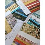 Passion Pack Crafty Mix | A mix of papers from our Flocked, Foiled, Embossed and patterned papers. 9 sheets in each pack and every pack different! | PaperSource
