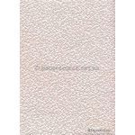 Embossed Pebble Ice Pink Pearlescent A4 handmade recycled paper