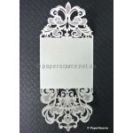 Lasercut Card | 8814 White Pearl PaperSource Australia