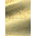 Batik Metallic - Ivory with Gold 200gsm Handmade Recycled Paper | PaperSource