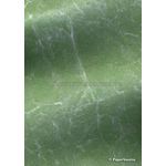 Batik Metallic - Leaf Green with Silver 200gsm Handmade Recycled Paper | PaperSource