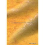 Envelope | Batik Metallic Orange Deep Yellow with Silver Handmade Recycled DL 11x22cm Envelope | PaperSource