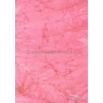 Batik Metallic | Pink with Gold 200gsm Handmade Recycled A4 card | PaperSource