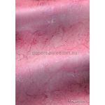 Batik Metallic - Pink with Silver 200gsm Handmade Recycled Paper | PaperSource
