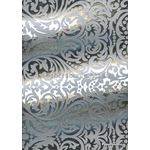 Flat Foil Silver Foil on Silver Pearlescent Cotton A4 handmade recycled paper | PaperSource