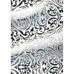 Flat Foil Silver Foil on White Matte Cotton A4 handmade recycled paper | PaperSource