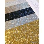 Passion Pack Glitterati | A mix of coarse and fine glitter papers in a mix of colours. 5 sheets in each pack | PaperSource