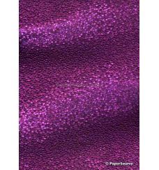 Colourific | Pink Pebble 30 sheets of A5 size, handmade recycled pink themed paper in Embossed, Foiled, Crushed, Glitter and patterned styles | PaperSource