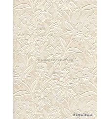 Embossed Bloom Opal Pearlescent A4 handmade paper