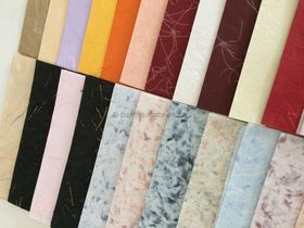 Colourific | 40+ sheets of A5 size, handmade recycled silk paper in a range of styles | PaperSource