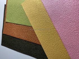 Embossed Stucco Grunge Pink Metallic A4 handmade, recycled paper aka Moonrock