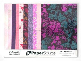 Colourific Purple No.3, Handmade, Recycled paper, 10pk | PaperSource